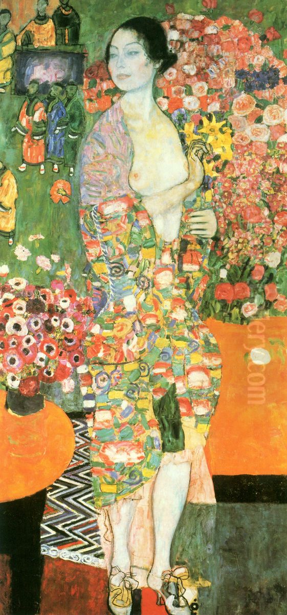 The Dancer Oil Painting by Gustav Klimt