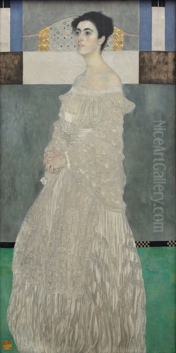 Portrait Of Margaret Stonborough-wittgenstein Oil Painting by Gustav Klimt