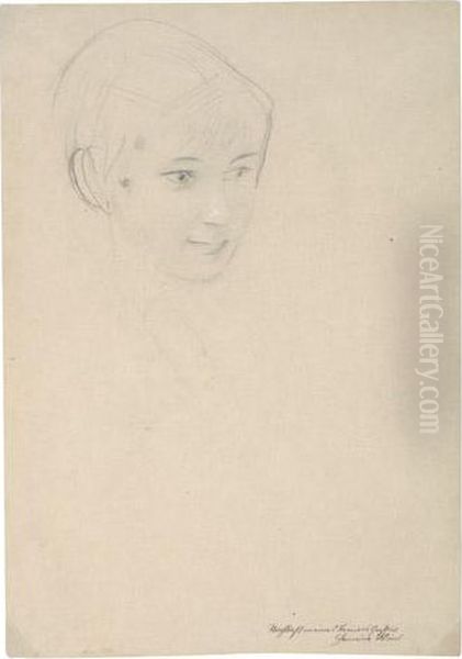 Untitled Oil Painting by Gustav Klimt