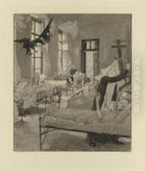 Vom Tode Zweiter Teil Oil Painting by Max Klinger