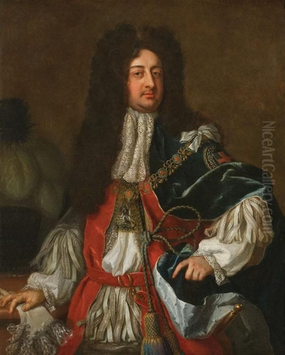 Ritratto Di Lord Sidney Godolphin Oil Painting by Sir Godfrey Kneller