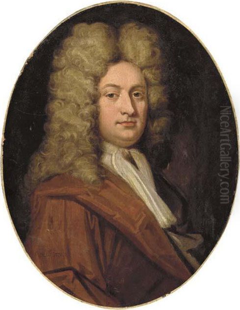 Portrait Of A Gentleman Oil Painting by Sir Godfrey Kneller