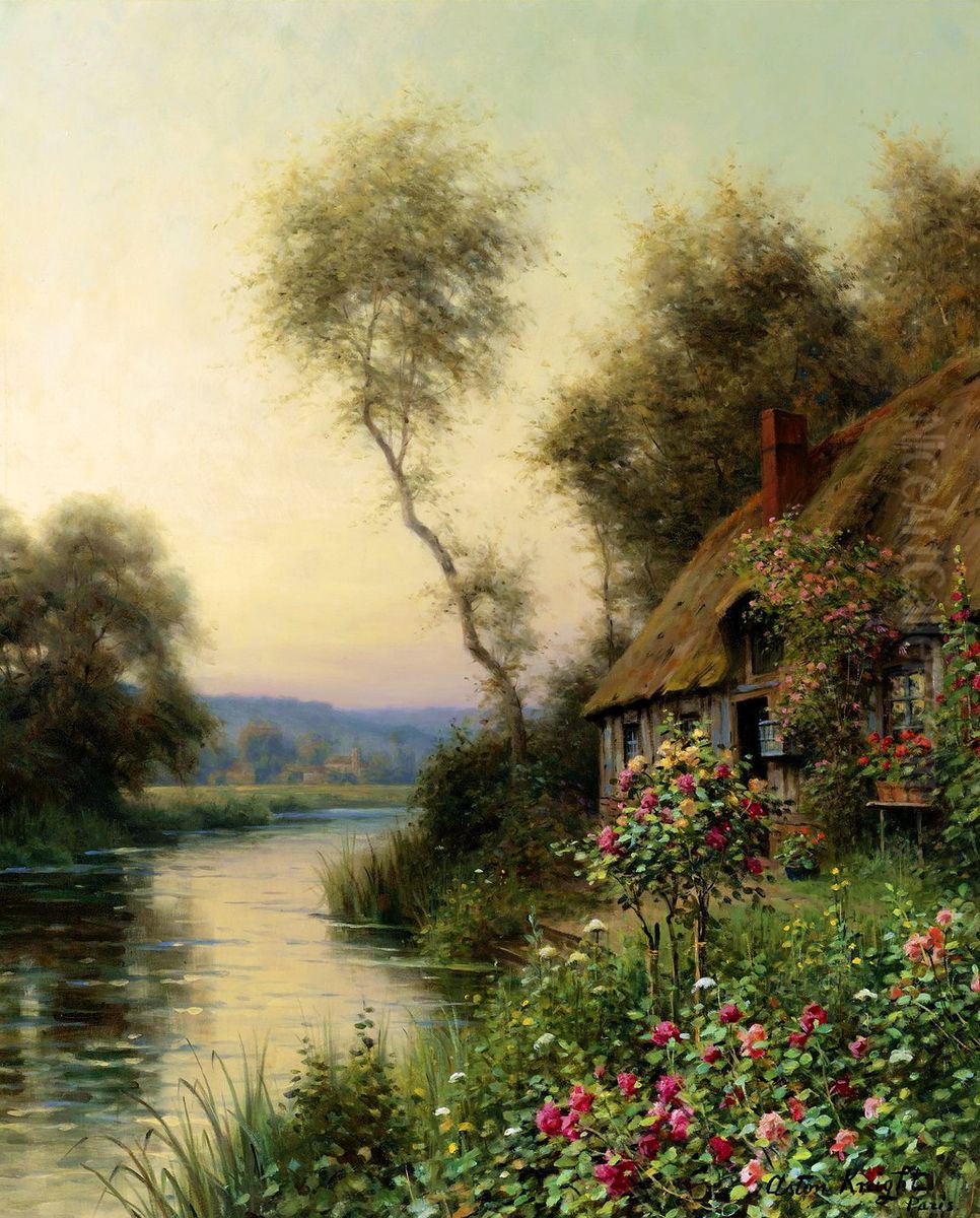 After Sunset Oil Painting by Louis Aston Knight