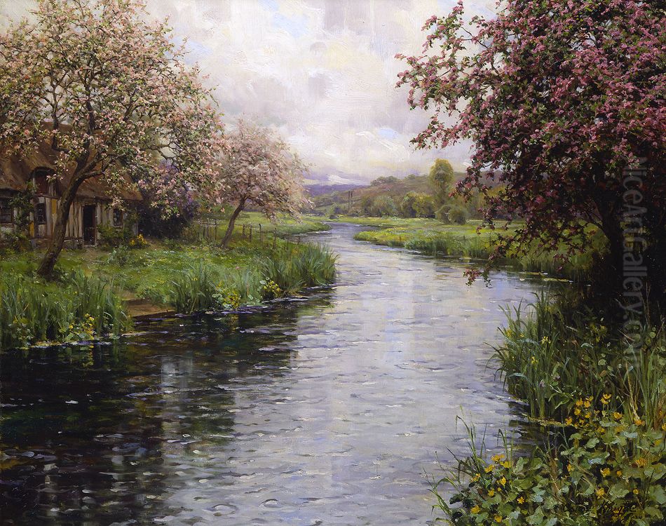 Diane's Cottage Oil Painting by Louis Aston Knight