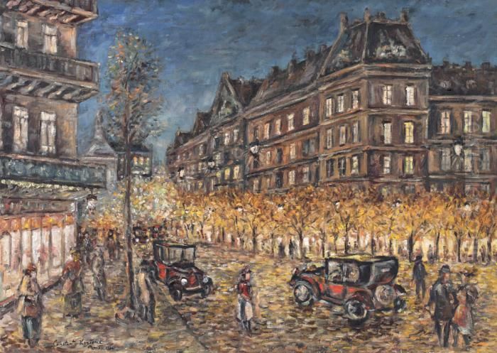 Paris Oil Painting by Konstantin Alexeievitch Korovin