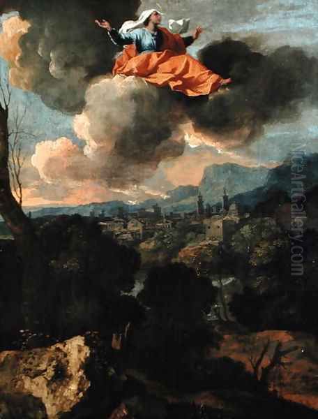 St. Rita of Cascia Oil Painting by Nicolas Poussin