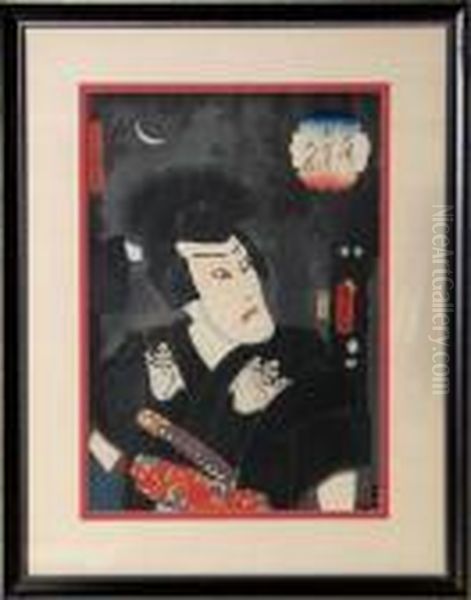 Untitled Oil Painting by Gototei Kunisada