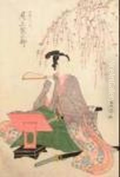 No Title Oil Painting by Gototei Kunisada