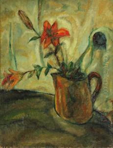 Still Life Oil Painting by Yasuo Kuniyoshi