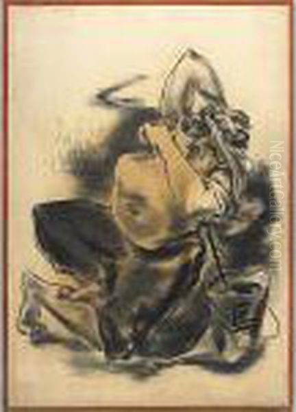 Untitled Oil Painting by Yasuo Kuniyoshi