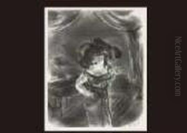 Queen Of Burlesque Oil Painting by Yasuo Kuniyoshi