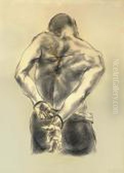 Prisonnier Oil Painting by Yasuo Kuniyoshi