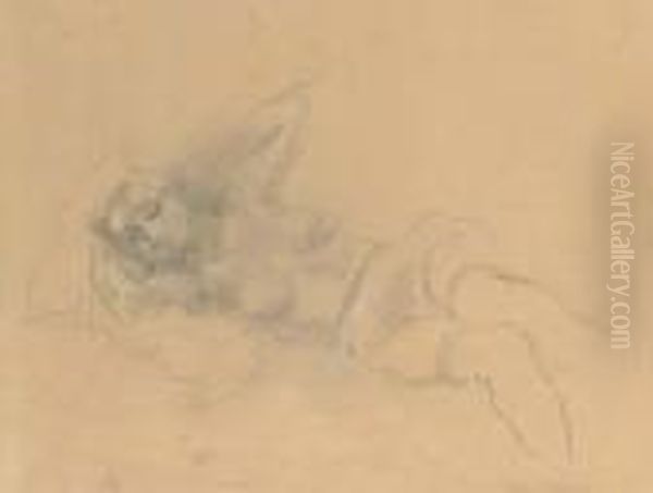 Reclining Nude Oil Painting by Yasuo Kuniyoshi