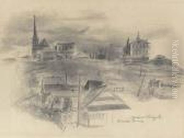 Cripple Creek, Colorado Oil Painting by Yasuo Kuniyoshi