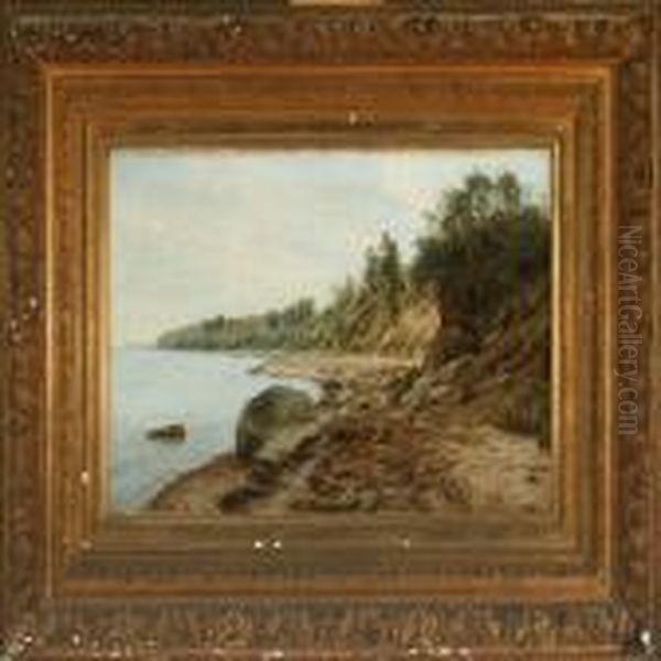 View Of Moesgaard Oil Painting by Janus Andreas Bartholin La Cour