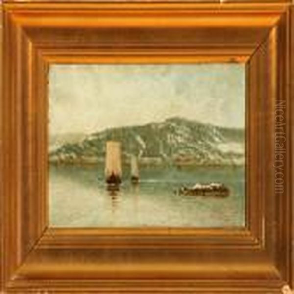 Fra Den Svenske Skaergaard Oil Painting by Janus Andreas Bartholin La Cour