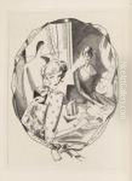 Beaate, Mon Beau Souci Oil Painting by Jean Emile Laboureur