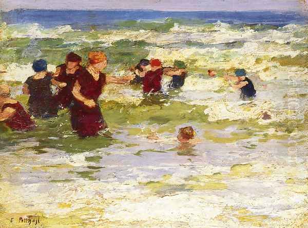 At the Beach II Oil Painting by Edward Henry Potthast