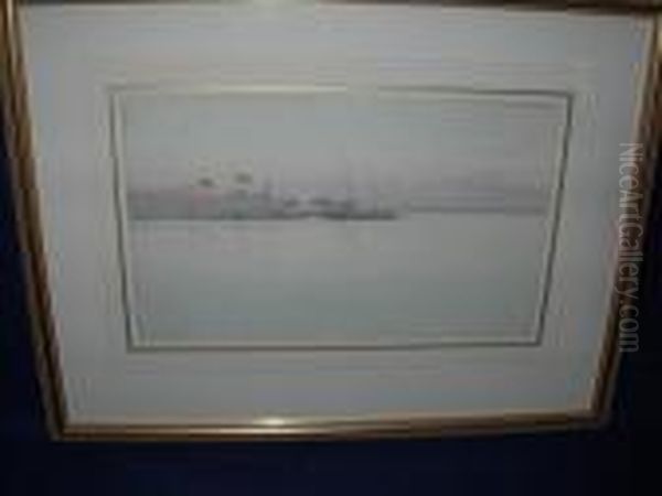 Earlymorning On The Nile Oil Painting by Augustus Osborne Lamplough