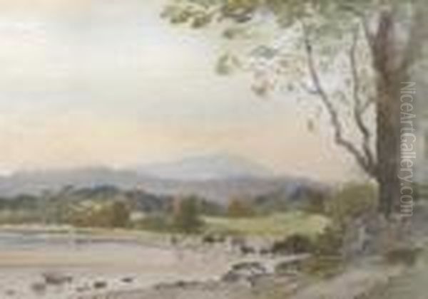 Windemere Oil Painting by Percy Lancaster