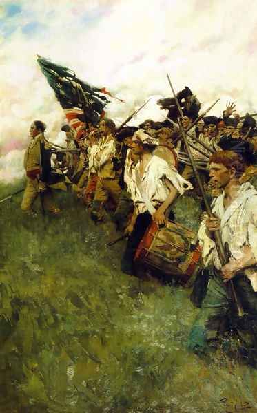 The Nation Makers Oil Painting by Howard Pyle