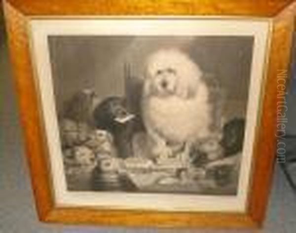 Laying Down The Law Oil Painting by Sir Edwin Henry Landseer