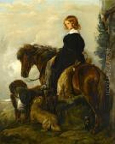Return From The Warren Oil Painting by Sir Edwin Henry Landseer