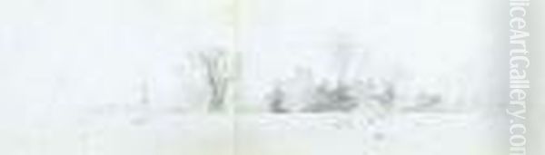 View Of Windsor Castle Oil Painting by Sir Edwin Henry Landseer