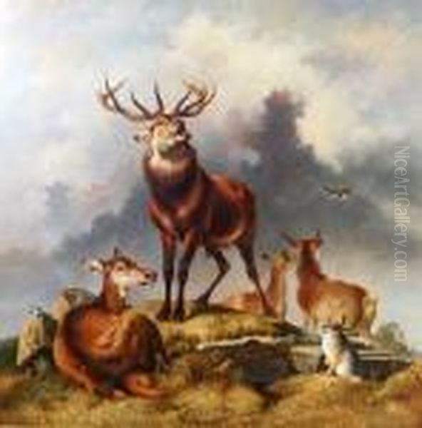 Oil On Canvas Oil Painting by Sir Edwin Henry Landseer