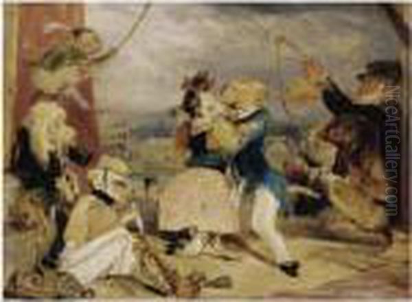 West End Fair Oil Painting by Sir Edwin Henry Landseer