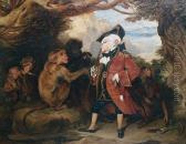 The Monkey Who Had Seen The World Oil Painting by Sir Edwin Henry Landseer