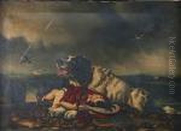 Saved Oil Painting by Sir Edwin Henry Landseer