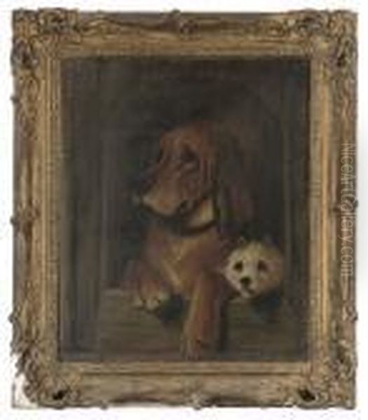 Dignity And Impudence Oil Painting by Sir Edwin Henry Landseer