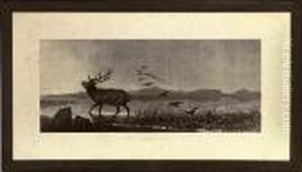 The Challenge; And The Sanctuary Oil Painting by Sir Edwin Henry Landseer