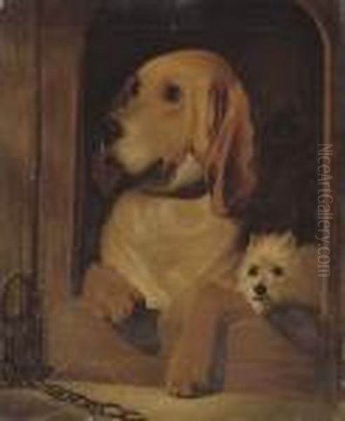 Dignity And Impudence Oil Painting by Sir Edwin Henry Landseer