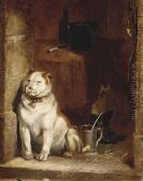 Low Life Oil Painting by Sir Edwin Henry Landseer