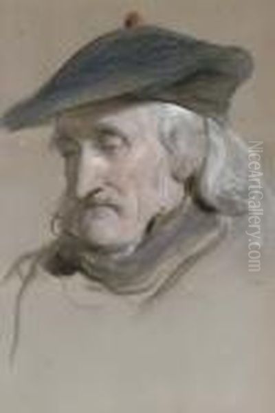 Head Of A Ghillie Oil Painting by Sir Edwin Henry Landseer