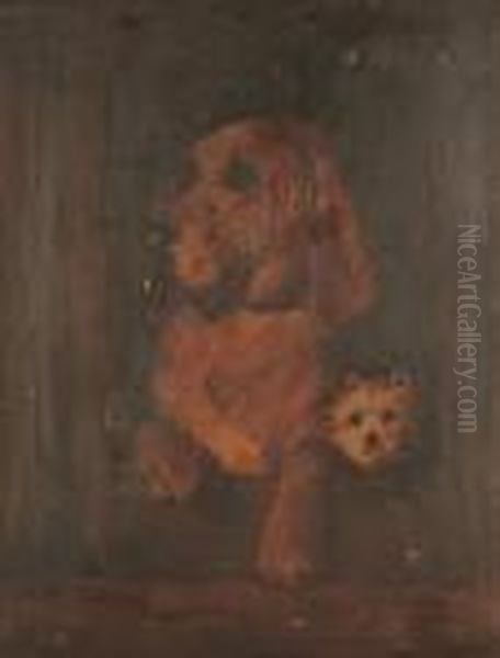 Dignity And Impudence Oil Painting by Sir Edwin Henry Landseer