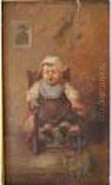 Le Petit Raleur Oil Painting by Francois Louis Lanfant de Metz