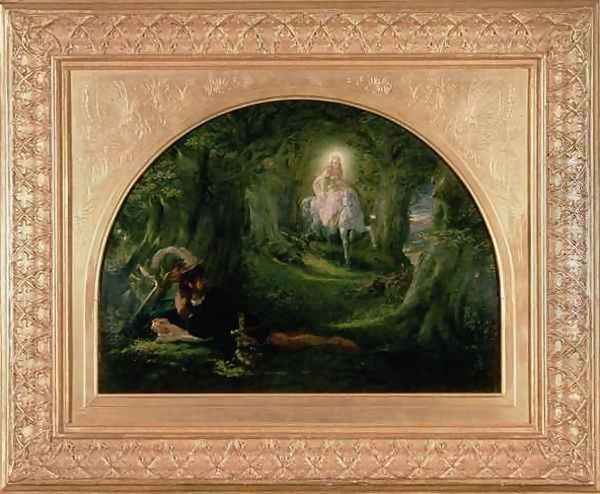 La Belle Dame Sans Merci The Story of Thomas Rhymer Oil Painting by Sir Joseph Noel Paton