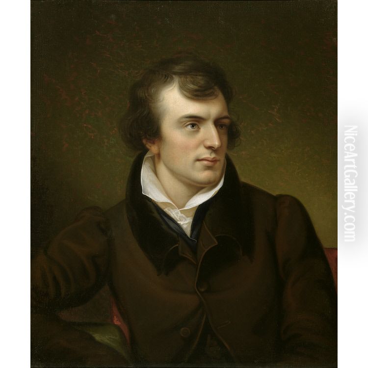 Horatio Greenough Oil Painting by Rembrandt Peale