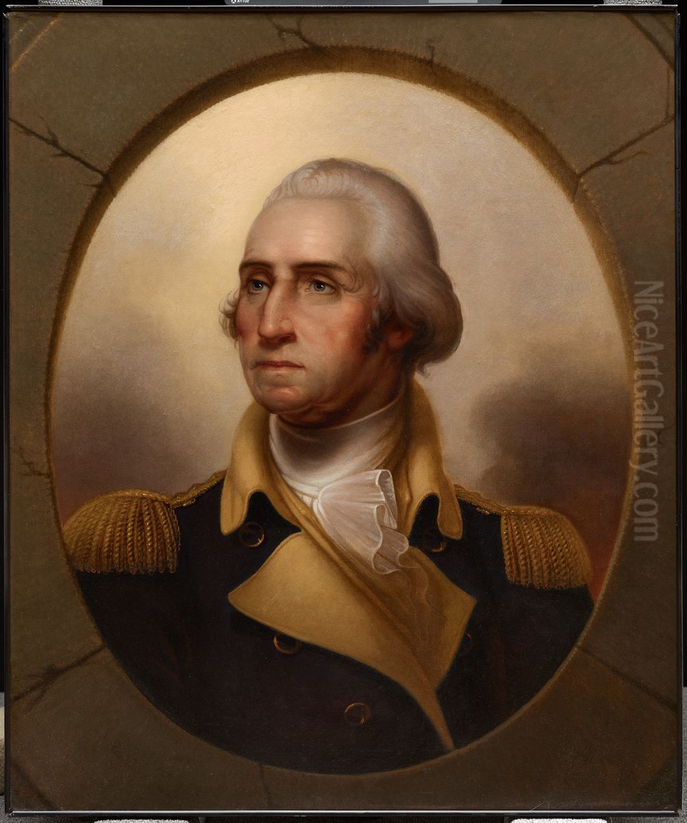 George Washington Oil Painting by Rembrandt Peale