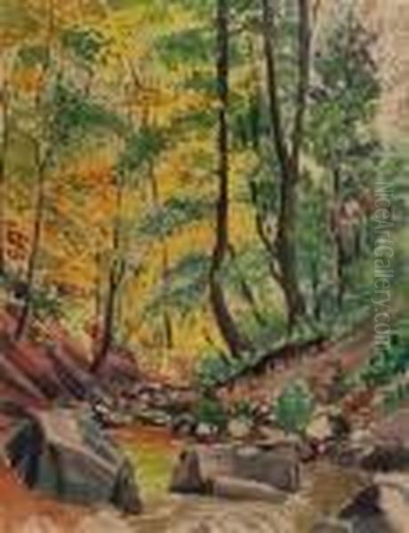 Links Unten Signiert O. Laske Oil Painting by Oskar Laske