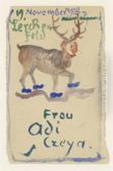 Adi Czeya Oil Painting by Oskar Laske