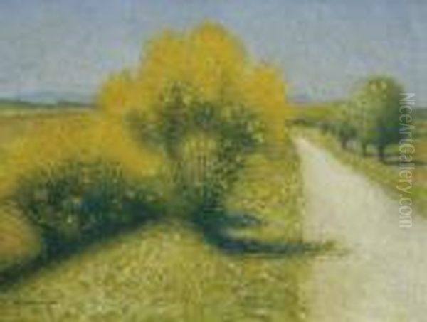 Chemin De Cailhau Oil Painting by Achille Lauge