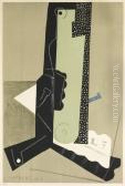 Composition Cubiste Oil Painting by Henri Laurens