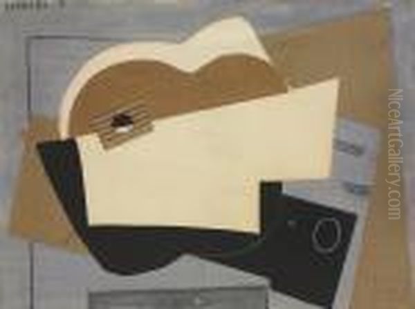 Guitare Sur La Table Oil Painting by Henri Laurens