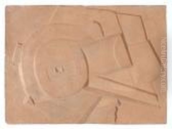 Guitare Et Clarinette Oil Painting by Henri Laurens