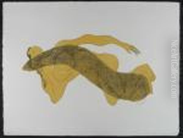 Femme Couchee Oil Painting by Henri Laurens