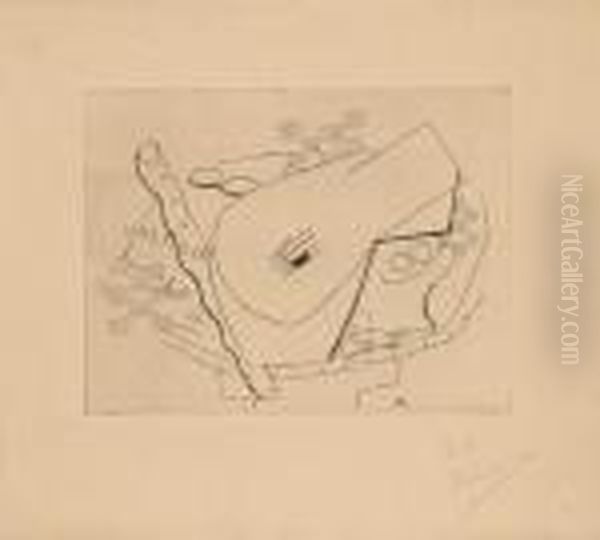 Untitled Oil Painting by Henri Laurens